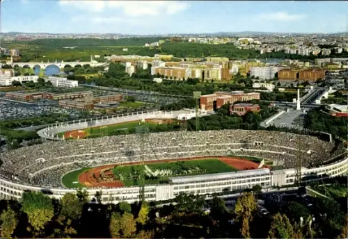Ak Roma Rom Lazio, Stadio Olimpico, Veduta aerea