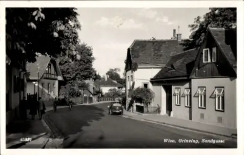 Ak Wien 19 Döbling Grinzing, Sandgasse
