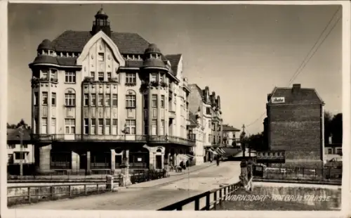Ak Varnsdorf Warnsdorf Region Aussig,  Alate, Bausstraße