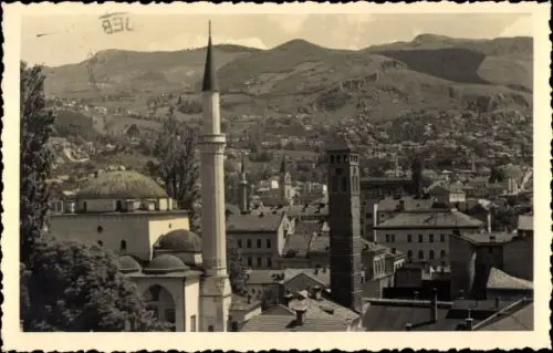 Ak Sarajevo Bosnien Herzegowina, Gesamtansicht