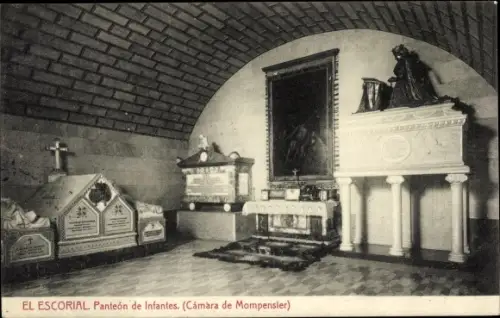 Ak San Lorenzo de El Escorial Madrid, Panteon de Infantes