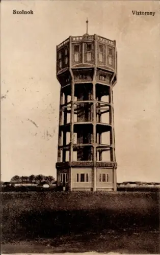 Ak Szolnok Ungarn, Wasserturm
