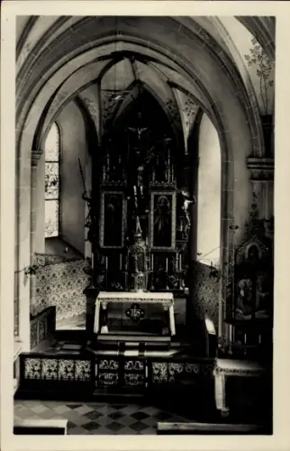 Ak Leisach in Tirol, Hochaltar der Pfarrkirche