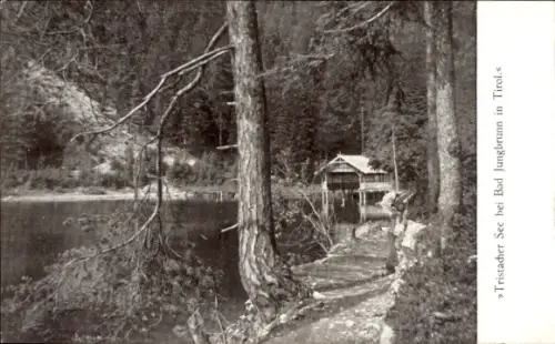 Ak Bad Jungbrunn Tristach Tirol, Tristacher See