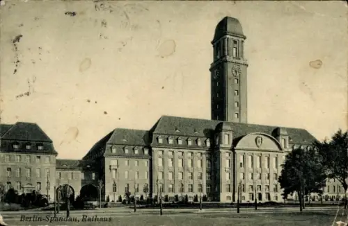 Ak Berlin Spandau, Rathaus