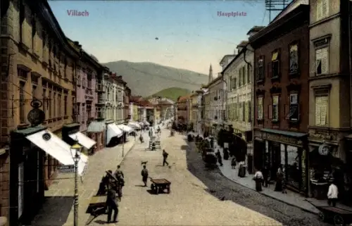 Ak Villach in Kärnten,  Hauptplatz