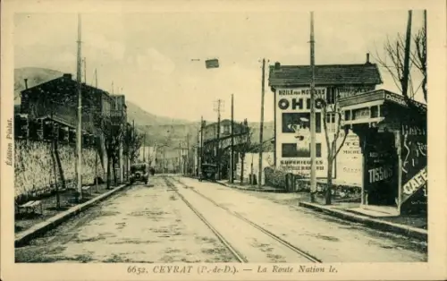 Ak Ceyrat Puy de Dôme, Nationalstraße