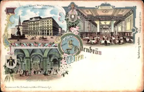 Litho Wien, Spatenbräu, Saal, Hotel