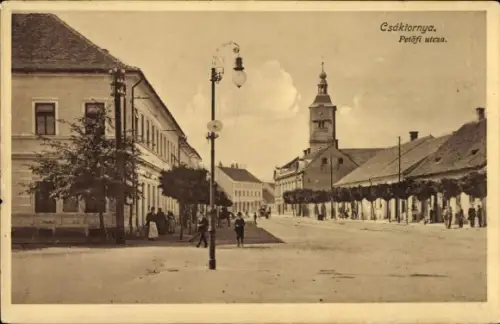 Ak Čakovec Csáktornya Csakathurn Tschakathurn Kroatien, Petőfi utcza