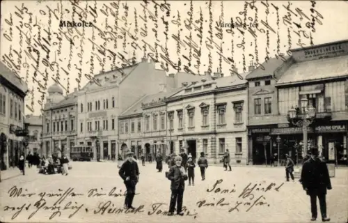 Ak Miskolc Miskolcz Mischkolz Ungarn, Varoshaz ter