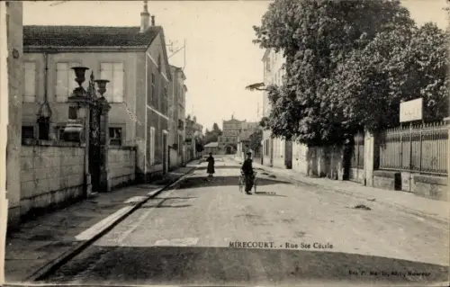 Ak Mirecourt Vosges, Rue Ste Cecile