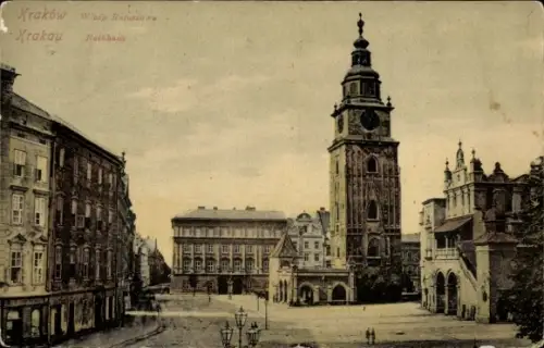 Ak Kraków Krakau Polen, Rathaus