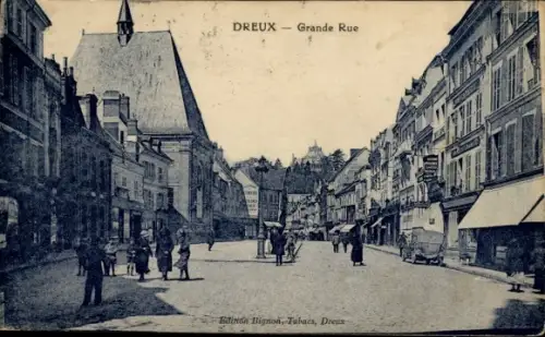 CPA Dreux Eure et Loir, Grande Rue
