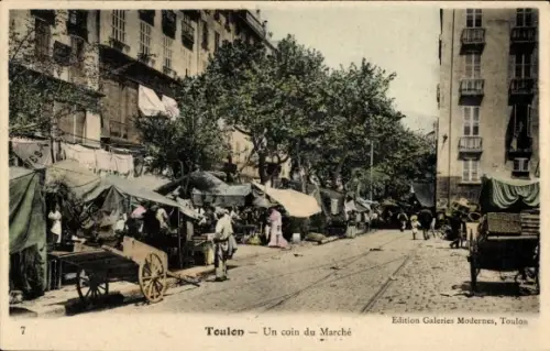 CPA Toulon Var, Un coin du Marché