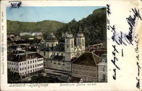 Ak Ljubljana Laibach Slowenien, Domkirche