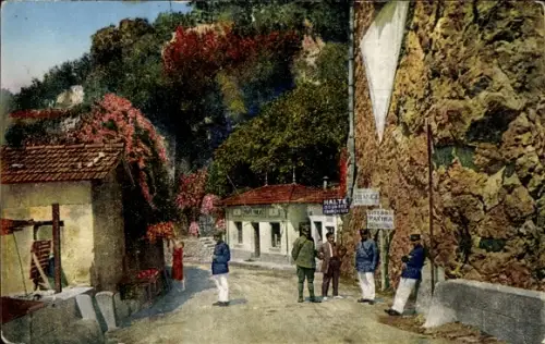 Ak Grimaldi di Ventimiglia Liguria, Frontiera Italiana, Ponte San Luigi