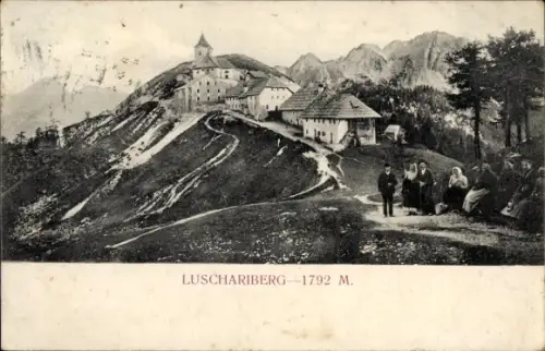 Ak Camporosso Tarvisio Tarvis Friuli Venezia Giulia, Luschariberg