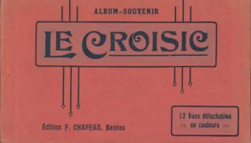 12 Ak im Umschlag Le Croisic Loire Atlantique, Edition F. Chapeau, Nantes