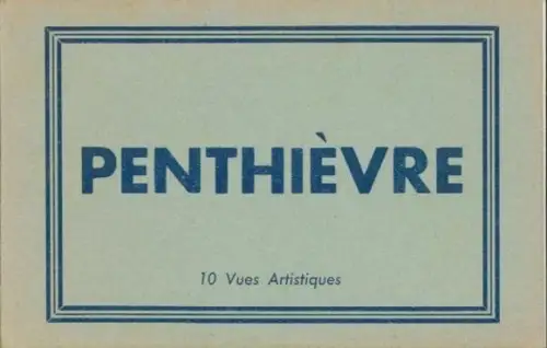 10 Ak im Umschlag Penthièvre Saint Pierre Quiberon Morbihan