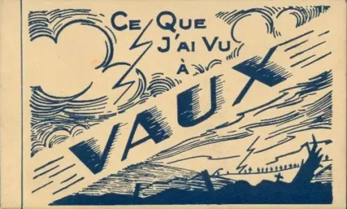 14 Ak im Umschlag Vaux Yonne