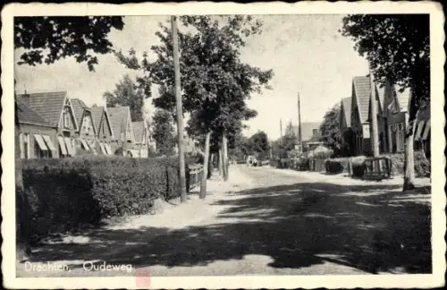 Ak Drachten Friesland Niederlande, Oudeweg