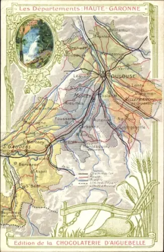 Landkarten CPA Les Departments, Haute-Garonne, Chocolaterie d'Aiguebelle