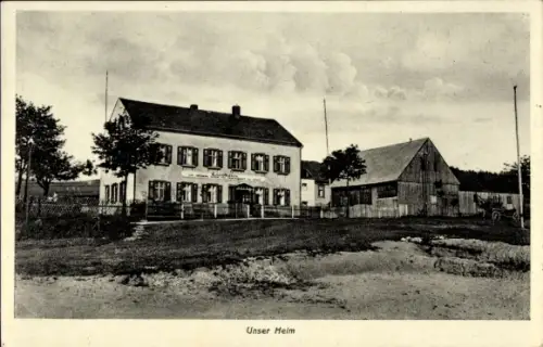Ak Seiffen im Erzgebirge, Unser Heim, Landheim der Höheren Schule für Frauenberufszwecke Leipzig,
