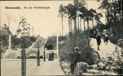 Ak Eberswalde, Moltketreppe