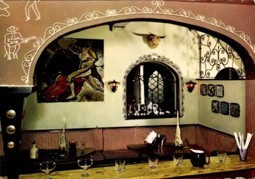Ak Ostseebad Travemünde Lübeck, Abendlokal Don Quichote