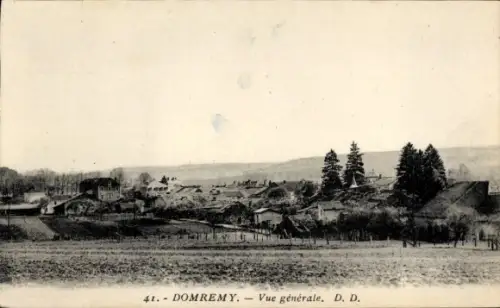 Ak Domrémy la Pucelle Lothringen Vosges, DOMREMY, Vue générale, Gesamtansicht