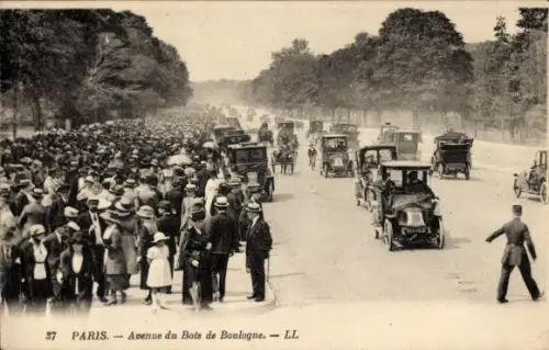 Ak Paris XVI, Avenue du Bois de Boulogne
