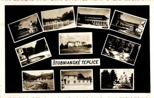 Ak Turčianske Teplice Stubnyafürdő Bad Stuben Slowakei, Gesamtansicht