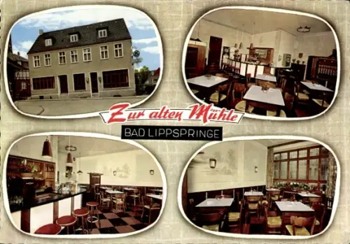 Ak Bad Lippspringe in Westfalen, Gasthof Zur alten Mühle, Bad Lippspringe