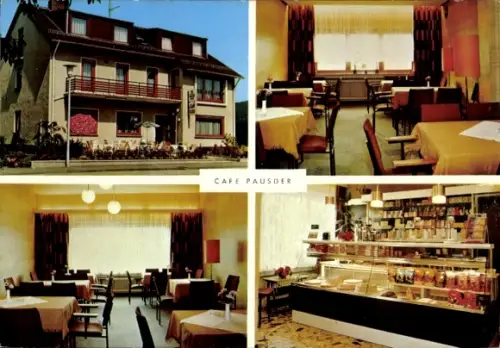 Ak Bad Sooden Allendorf an der Werra Hessen, Café Pausder