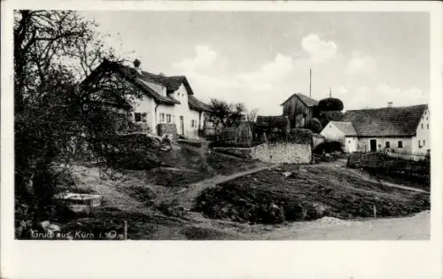 Ak Kürn Bernhardswald Oberpfalz,  Dorfansicht