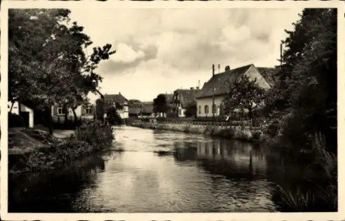 Ak Rheinbischofsheim Rheinau in Baden, Galgenbach