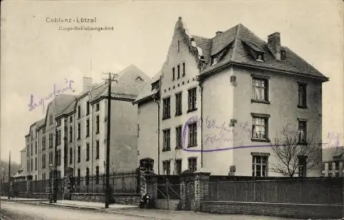 Ak Lützel Koblenz, Korpsbekleidungsamt