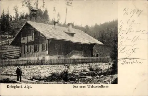 Ak Krieglach Steiermark, Waldschule Alpl