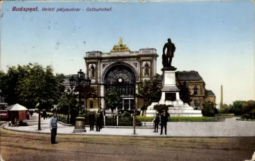 Ak Budapest Ungarn, Ostbahnhof