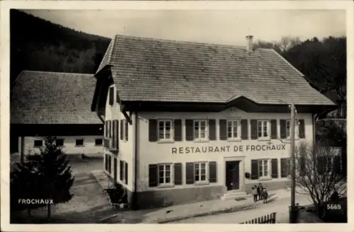 Ak Frochaux Kanton Waadt, Restaurant Frochaux