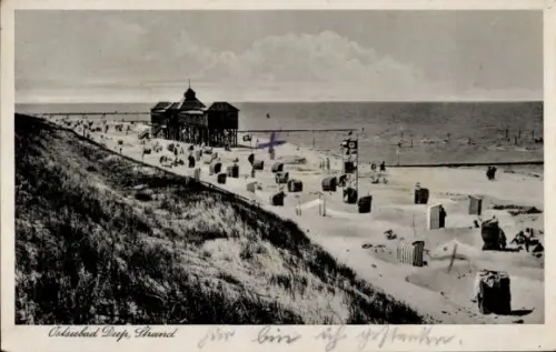 Ak Mrzeżyno Ostseebad Deep Pommern, Strand