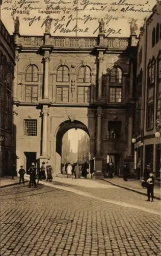 Ak Gdańsk Danzig, Langgasser Tor