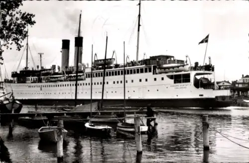 Ak Ostseebad Travemünde Lübeck, Skandinavien-Fährschiff