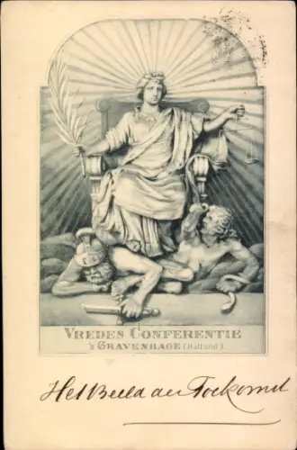 Ak 's Gravenhage Den Haag Südholland, Vredes Conferentie