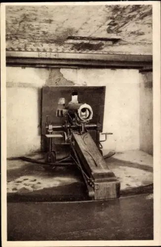 Ak Douaumont Lothringen Meuse, Fort Vaux, Geschütz