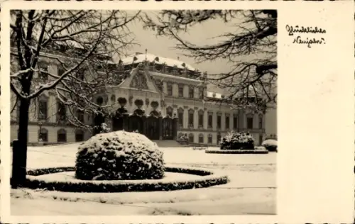 Ak Wien 3 Landstraße, Schloss Belvedere, Neujahr