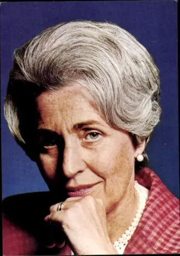 Ak Politikerin Hildegard Hamm-Brücher, Portrait