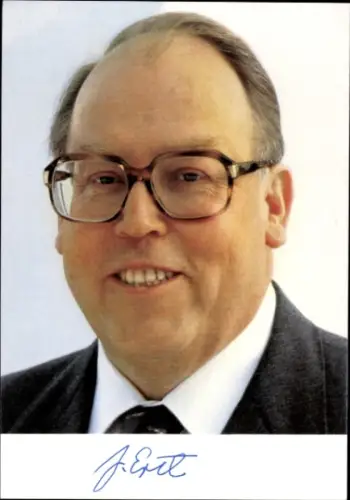 Ak Politiker Josef Ertl, Bundesminister für Ernährung, Landwirtschaft und Forsten, Autogramm