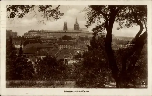 Ak Hradčany Hradschin Praha Prag Tschechien, Panorama
