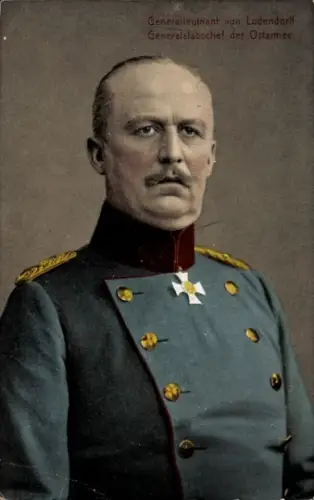 Ak General Erich Friedrich Wilhelm Ludendorff, Generalstabschef Ostarmee